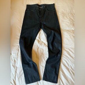 Rick Owens DRKSHDW DUKE cut Overdyed Black size 34